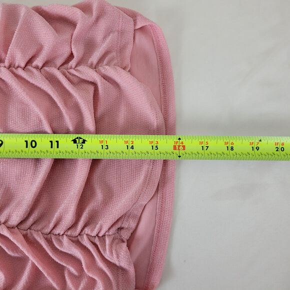 No Boundaries Shirt Juniors Medium‎ Pink Spaghetti Strap Cinched Camisole Top - Picture 6 of 10